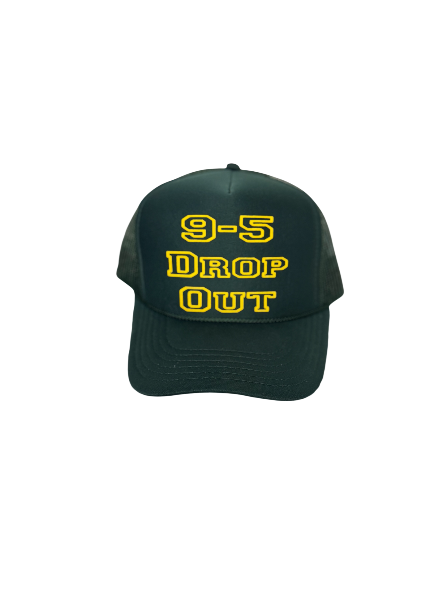9-5 Drop Out Trucker (Dark Green)
