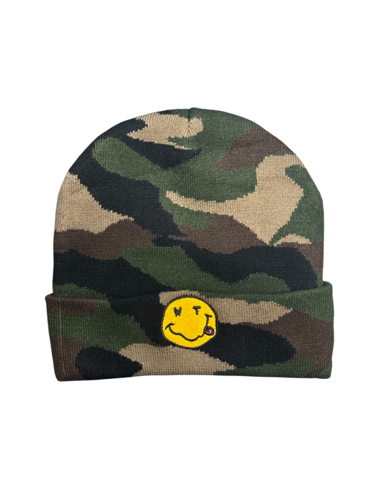 Wristtakers Camo Smiley Beanies